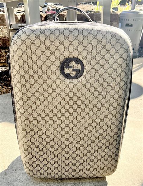 calza gucci|gucci leather suitcase.